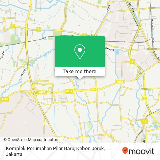 Komplek Perumahan Pilar Baru, Kebon Jeruk map