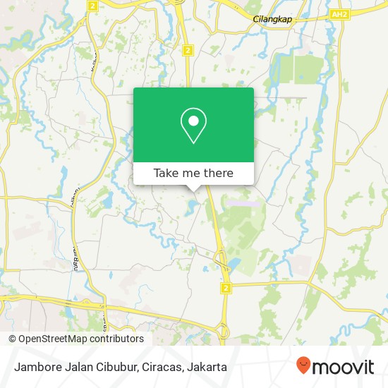 Jambore Jalan Cibubur, Ciracas map