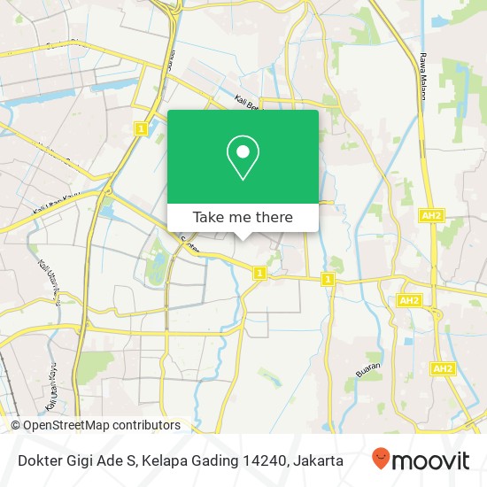 Dokter Gigi Ade S, Kelapa Gading 14240 map