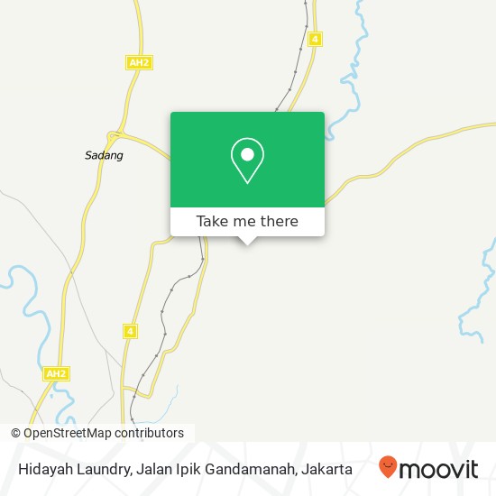 Hidayah Laundry, Jalan Ipik Gandamanah map