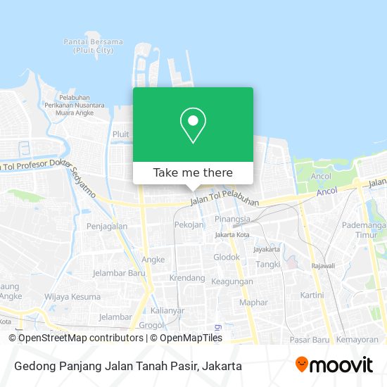 Gedong Panjang Jalan Tanah Pasir map