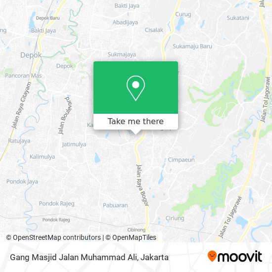 Gang Masjid Jalan Muhammad Ali map
