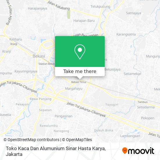 Toko Kaca Dan Alumunium Sinar Hasta Karya map