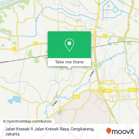 Jalan Kresek II Jalan Kresek Raya, Cengkareng map