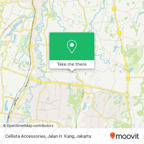 Cellista Accessories, Jalan H. Kang map