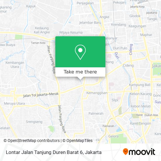 Lontar Jalan Tanjung Duren Barat 6 map