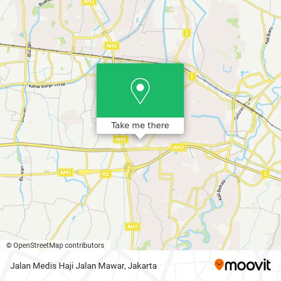 Jalan Medis Haji Jalan Mawar map