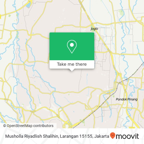 Musholla Riyadlish Shalihin, Larangan 15155 map