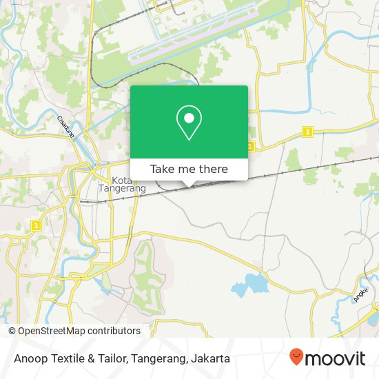 Anoop Textile & Tailor, Tangerang map