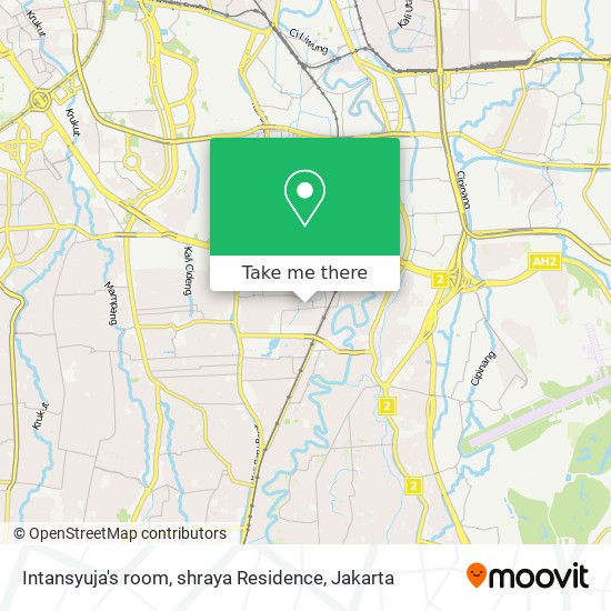 Intansyuja's room, shraya Residence map