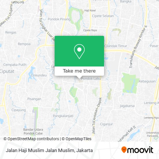 Jalan Haji Muslim Jalan Muslim map