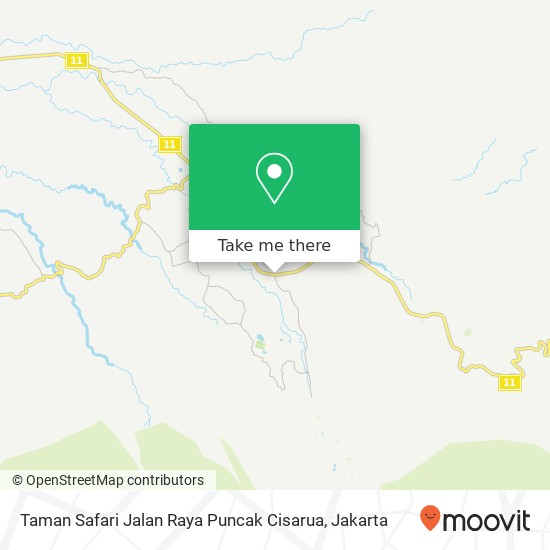 Taman Safari Jalan Raya Puncak Cisarua map