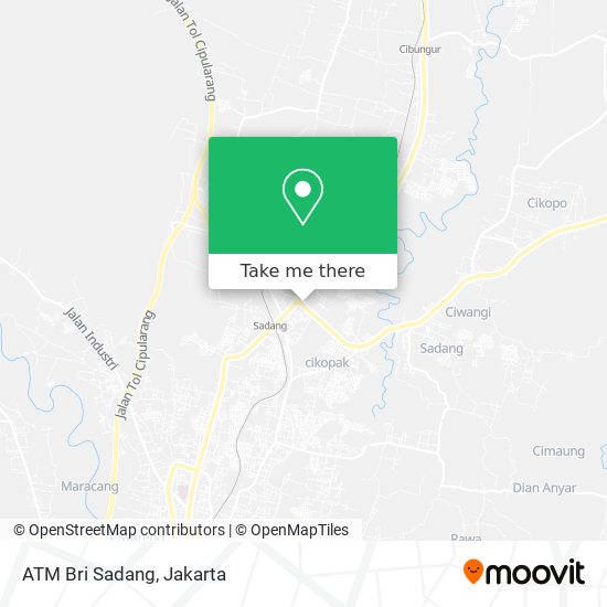 ATM Bri Sadang map