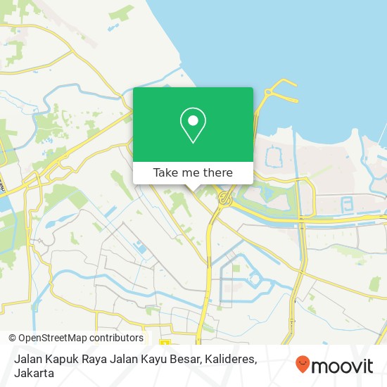 Jalan Kapuk Raya Jalan Kayu Besar, Kalideres map