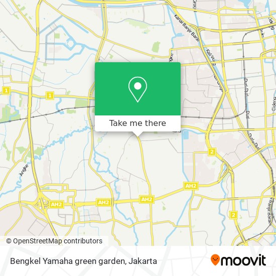 Bengkel Yamaha green garden map