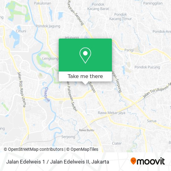 Jalan Edelweis 1 / Jalan Edelweis II map