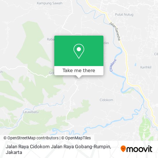 Jalan Raya Cidokom Jalan Raya Gobang-Rumpin map