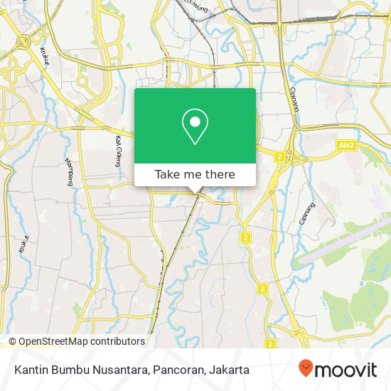 Kantin Bumbu Nusantara, Pancoran map