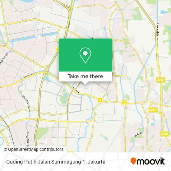 Gading Putih Jalan Summagung 1 map