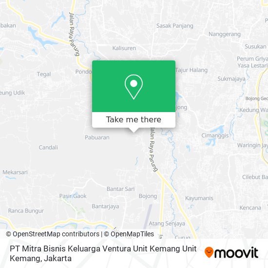 PT Mitra Bisnis Keluarga Ventura Unit Kemang Unit Kemang map