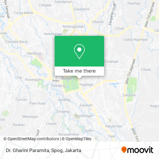Dr. Gharini Paramita, Spog map