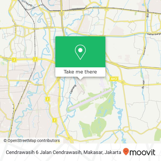 Cendrawasih 6 Jalan Cendrawasih, Makasar map