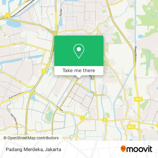 Padang Merdeka map