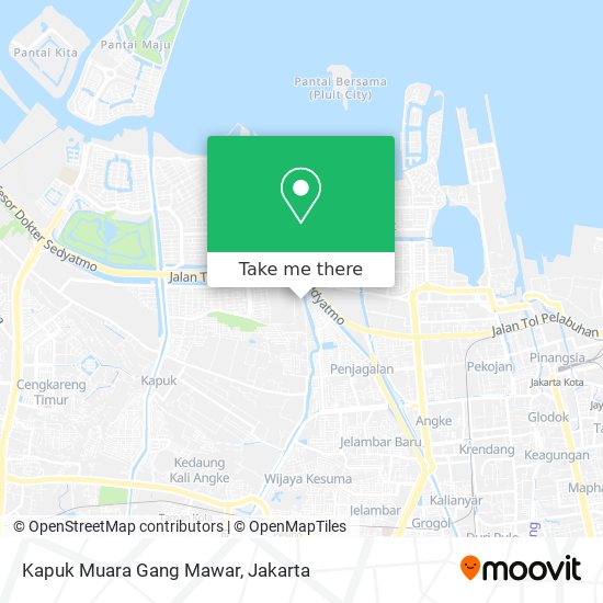 Kapuk Muara Gang Mawar map