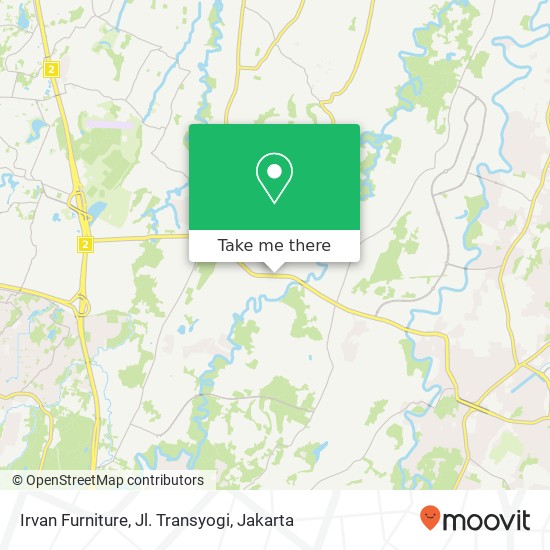 Irvan Furniture, Jl. Transyogi map