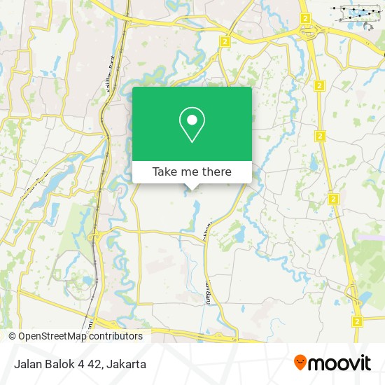 Jalan Balok 4 42 map