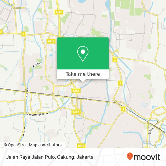 Jalan Raya Jalan Pulo, Cakung map