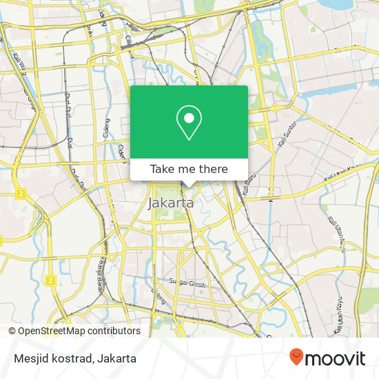 Mesjid kostrad map