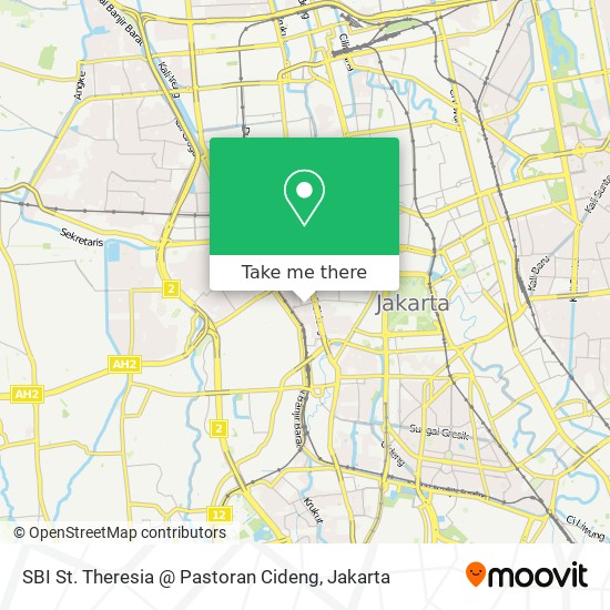 SBI St. Theresia @ Pastoran Cideng map