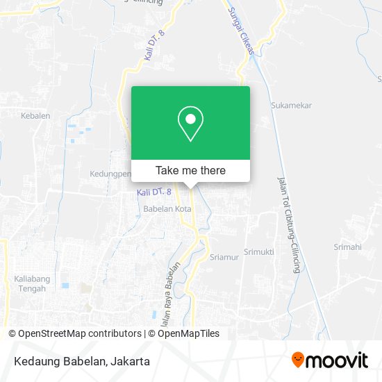 Kedaung Babelan, Babelan map
