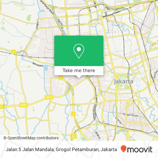 Jalan 5 Jalan Mandala, Grogol Petamburan map