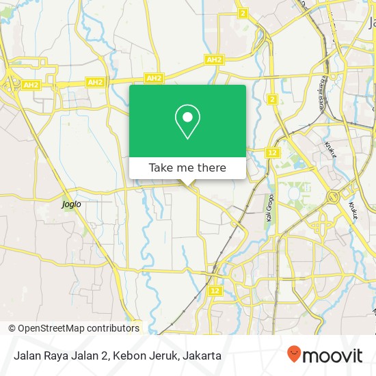 Jalan Raya Jalan 2, Kebon Jeruk map