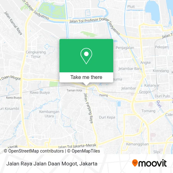 Jalan Raya Jalan Daan Mogot map