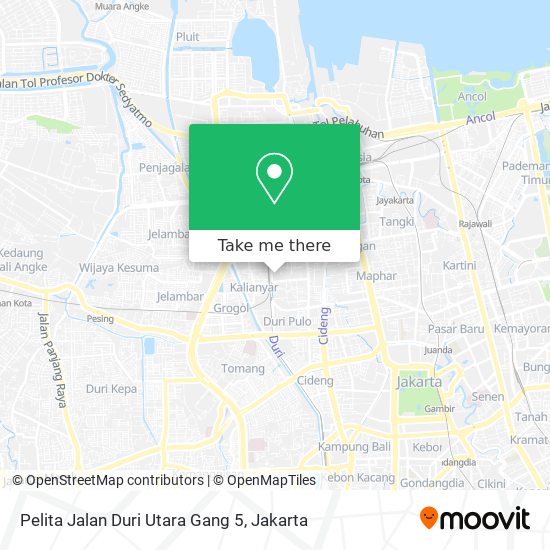 Pelita Jalan Duri Utara Gang 5 map