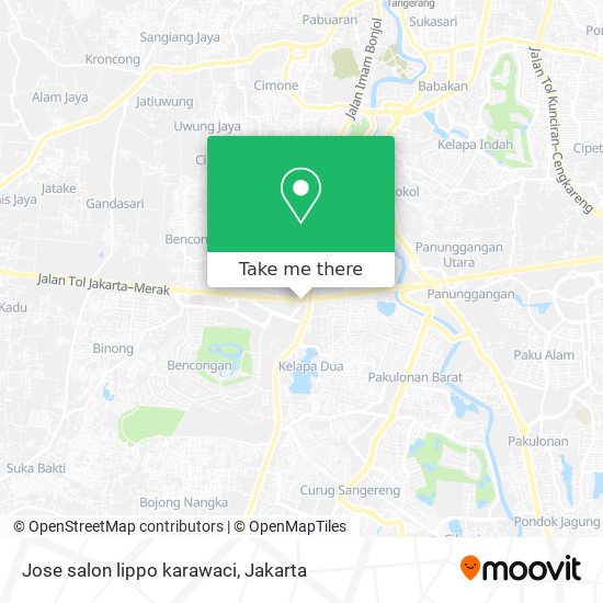 Jose salon lippo karawaci map