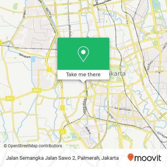 Jalan Semangka Jalan Sawo 2, Palmerah map