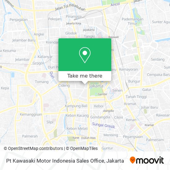 Pt Kawasaki Motor Indonesia Sales Office map