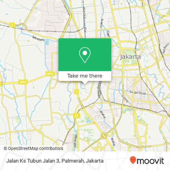 Jalan Ks Tubun Jalan 3, Palmerah map