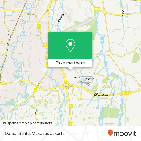 Damai Buntu, Makasar map