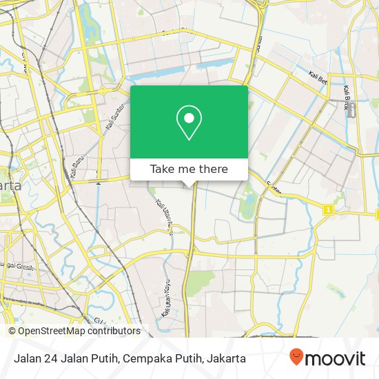 Jalan 24 Jalan Putih, Cempaka Putih map