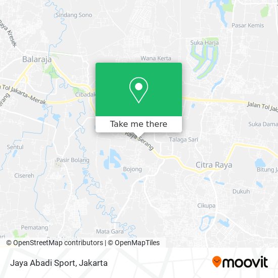 Jaya Abadi Sport map