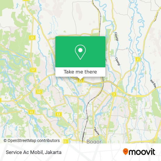 Service Ac Mobil map