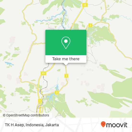 TK H Asep, Indonesia map