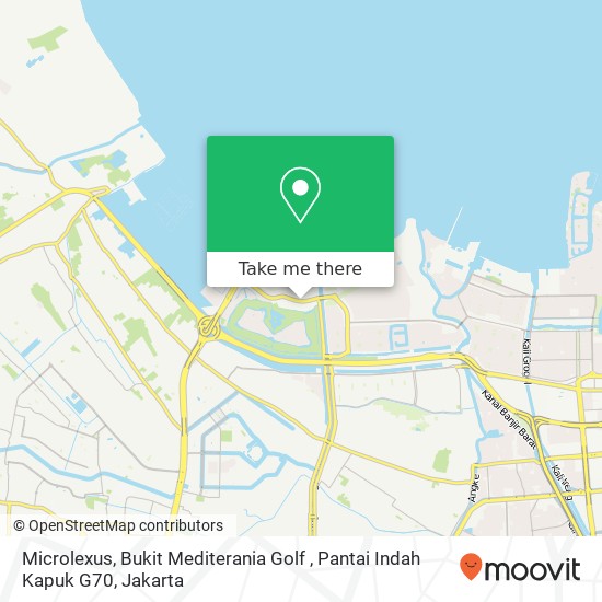 Microlexus, Bukit Mediterania Golf , Pantai Indah Kapuk G70 map