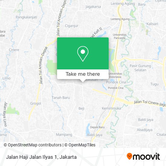 Jalan Haji Jalan Ilyas 1 map