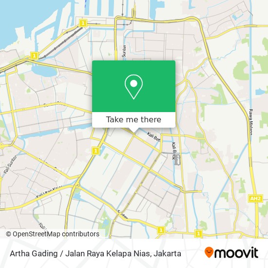 Artha Gading / Jalan Raya Kelapa Nias map